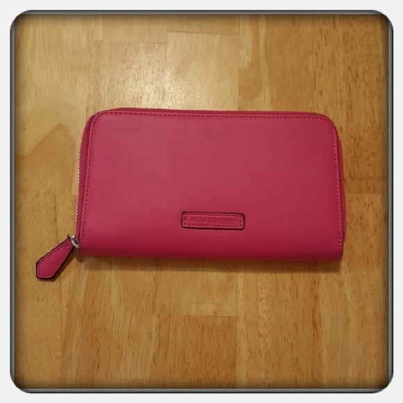 Vera Bradley Handbags - NWT Vera Bradley Fuchsia Accordion Wallet